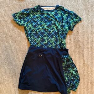 Tuckernuck english ivy golf skort and top